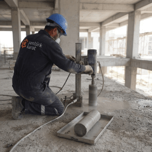 Sarıyer Bahçeköy Yeniköy Karot Numune Alma çalışması